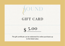 Load image into Gallery viewer, Sound Supplements Gift Card