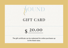 Load image into Gallery viewer, Sound Supplements Gift Card