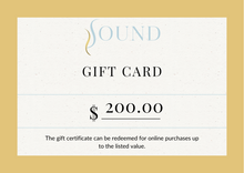 Load image into Gallery viewer, Sound Supplements Gift Card