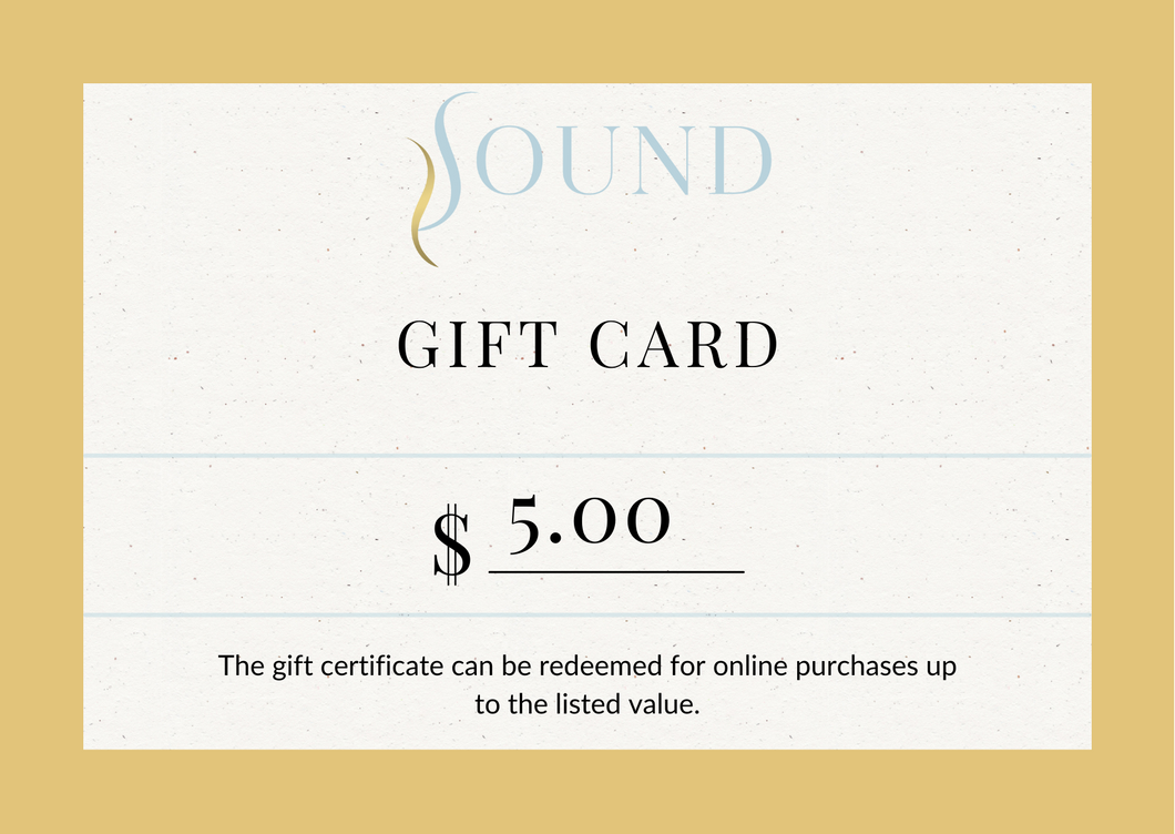 Sound Supplements Gift Card
