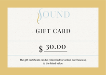 Load image into Gallery viewer, Sound Supplements Gift Card
